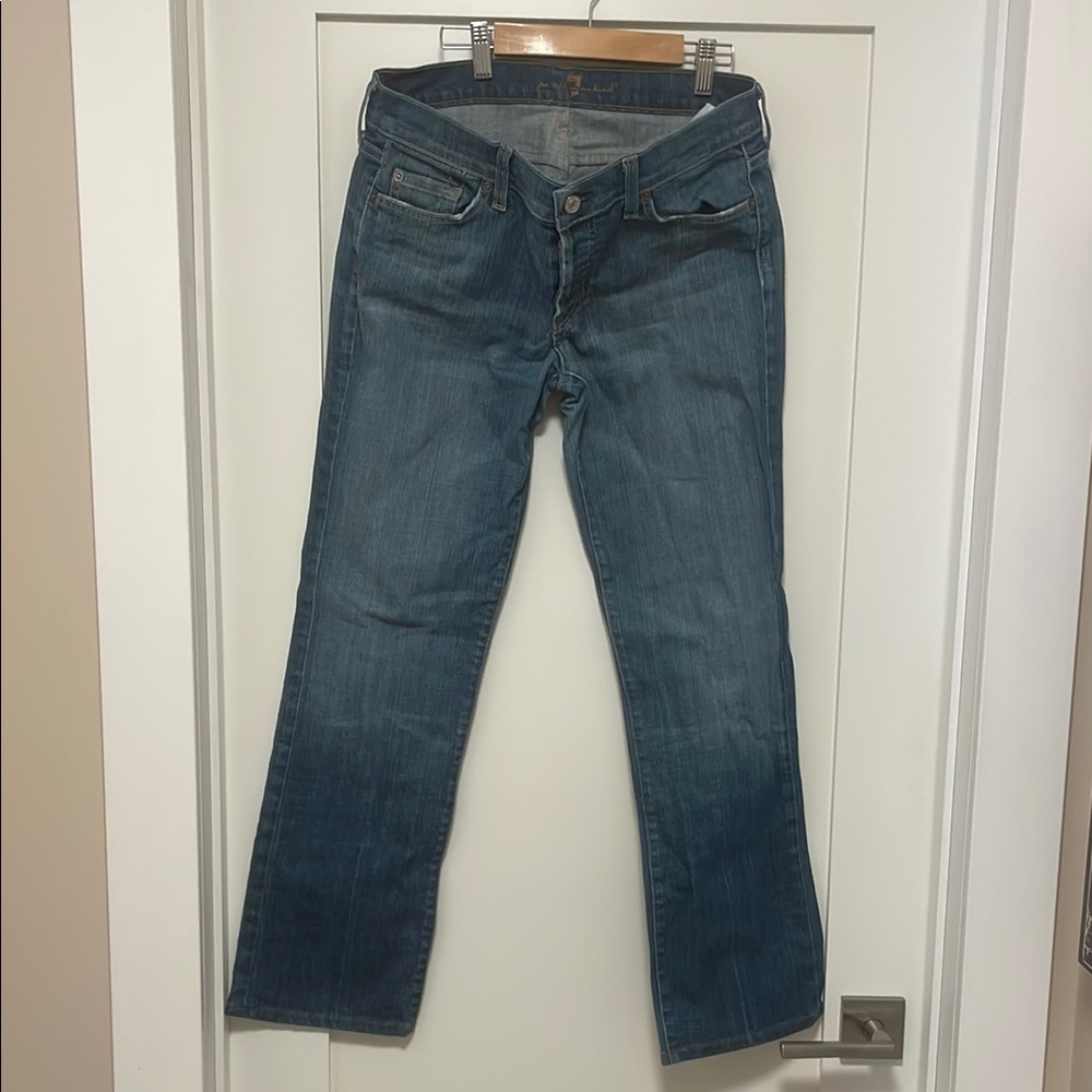 7 For All Mankind Classic Blue Denim Jeans - 30